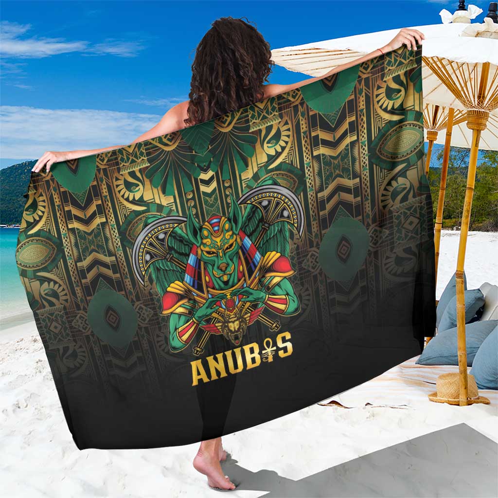 Egypt Anubis Sarong Golden Ancient Egypt Pattern