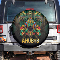 Egypt Anubis Spare Tire Cover Golden Ancient Egypt Pattern