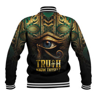 Egypt Eye of Horus Baseball Jacket Truth Know Thyself