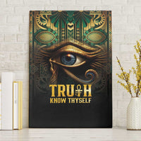 Egypt Eye of Horus Canvas Wall Art Truth Know Thyself