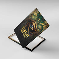 Egypt Eye of Horus Canvas Wall Art Truth Know Thyself