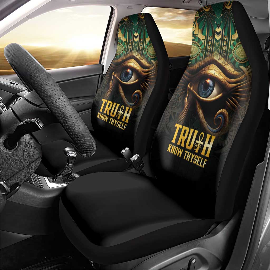 Egypt Eye of Horus Car Seat Cover Truth Know Thyself