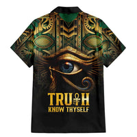 Egypt Eye of Horus Family Matching Mermaid Dress and Hawaiian Shirt Truth Know Thyself