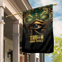 Egypt Eye of Horus Garden Flag Truth Know Thyself