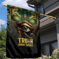 Egypt Eye of Horus Garden Flag Truth Know Thyself
