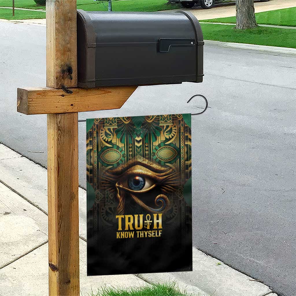 Egypt Eye of Horus Garden Flag Truth Know Thyself
