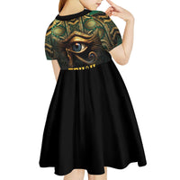 Egypt Eye of Horus Kid Short Sleeve Dress Truth Know Thyself
