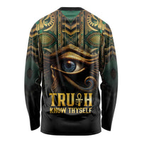 Egypt Eye of Horus Long Sleeve Shirt Truth Know Thyself