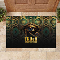 Egypt Eye of Horus Rubber Doormat Truth Know Thyself