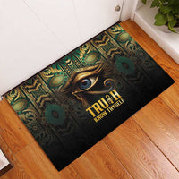 Egypt Eye of Horus Rubber Doormat Truth Know Thyself
