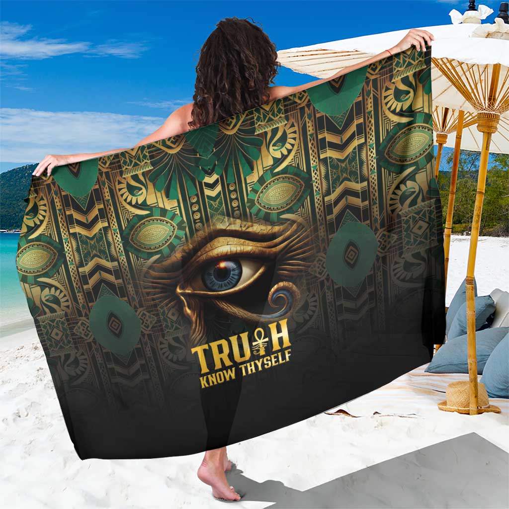 Egypt Eye of Horus Sarong Truth Know Thyself
