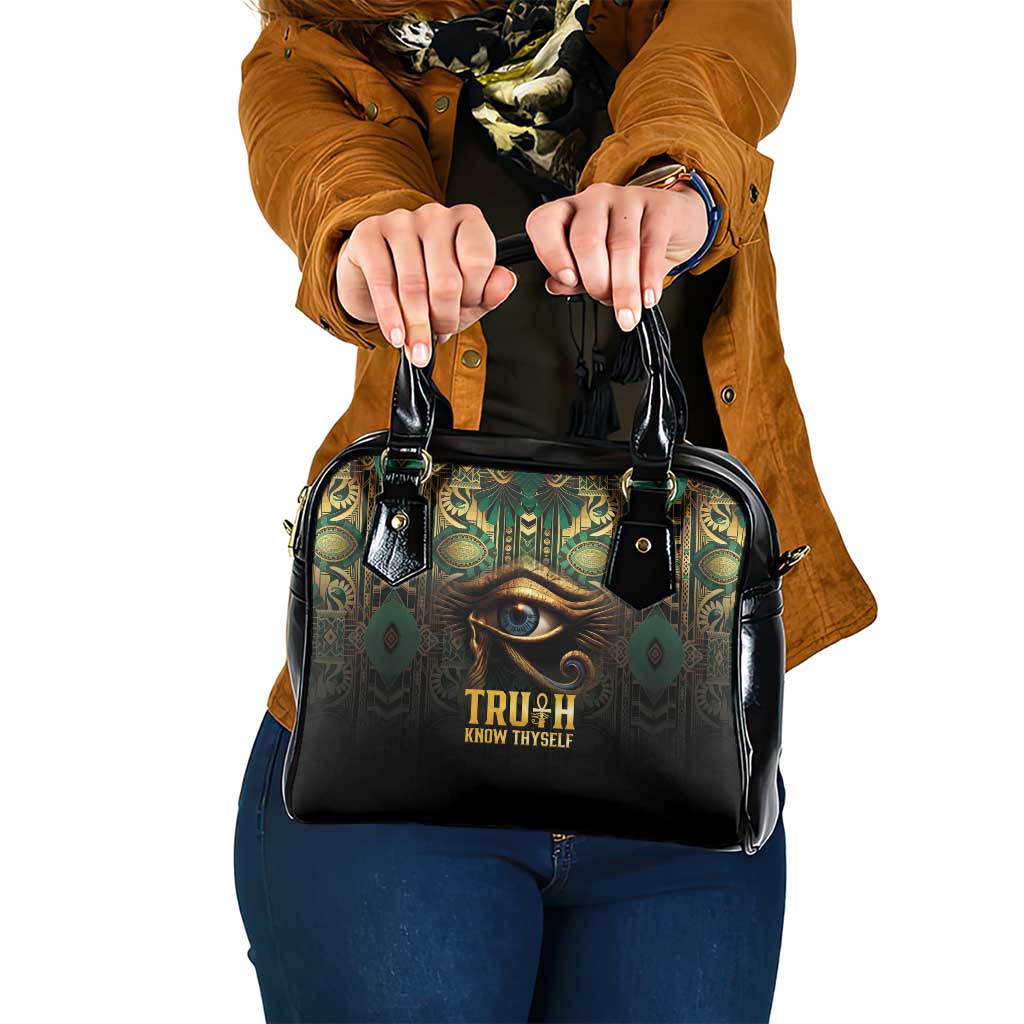 Egypt Eye of Horus Shoulder Handbag Truth Know Thyself