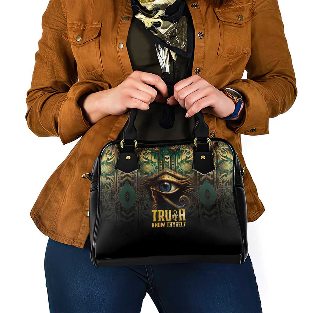 Egypt Eye of Horus Shoulder Handbag Truth Know Thyself