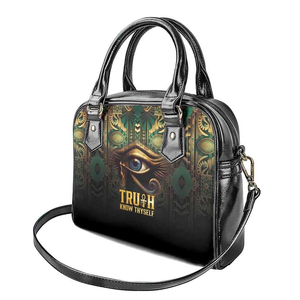 Egypt Eye of Horus Shoulder Handbag Truth Know Thyself