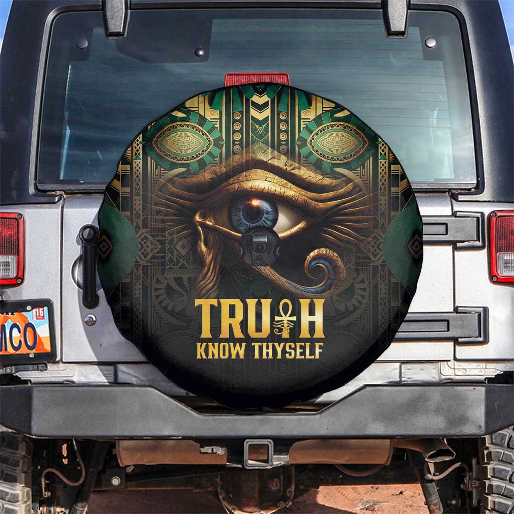 Egypt Eye of Horus Spare Tire Cover Truth Know Thyself