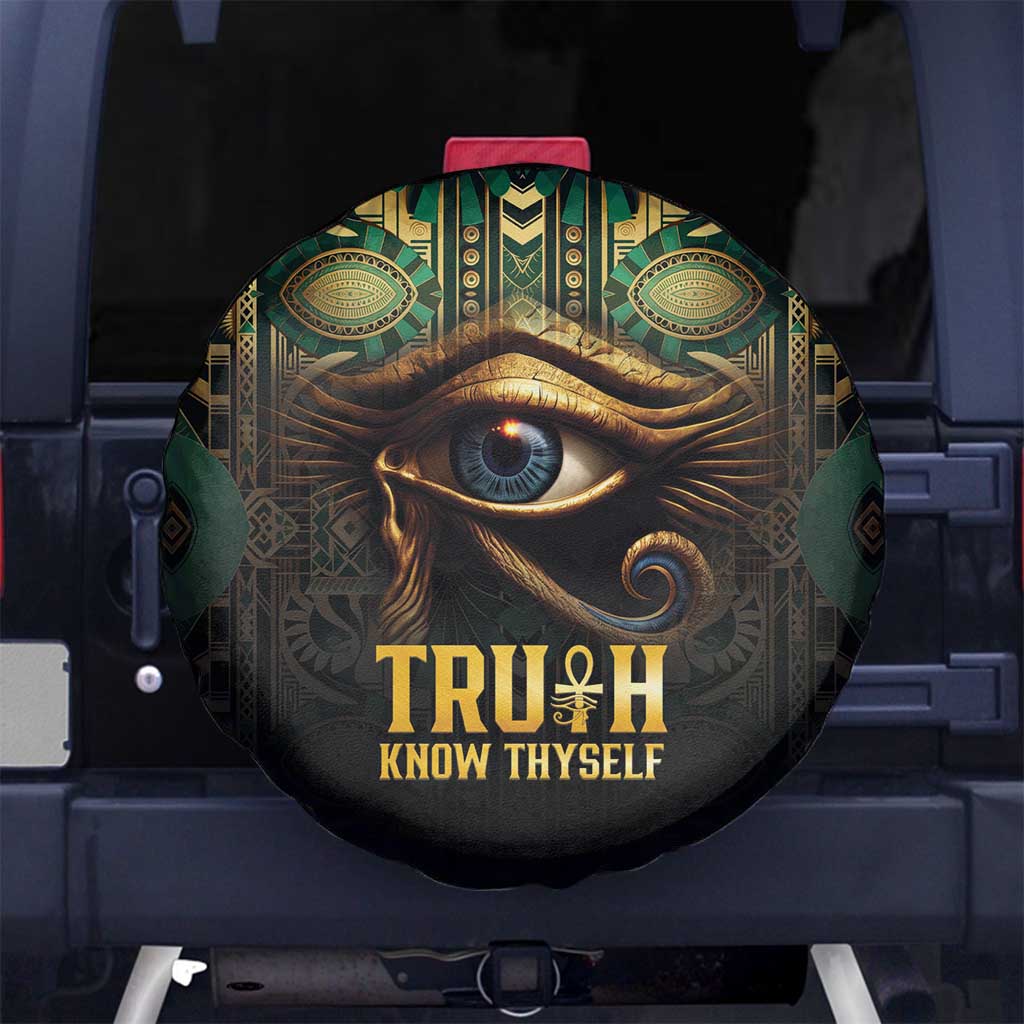 Egypt Eye of Horus Spare Tire Cover Truth Know Thyself