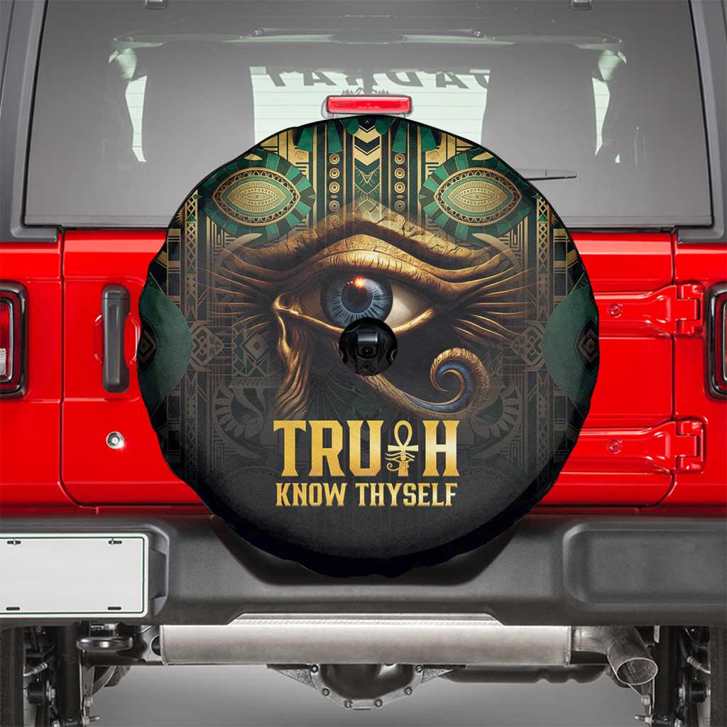 Egypt Eye of Horus Spare Tire Cover Truth Know Thyself
