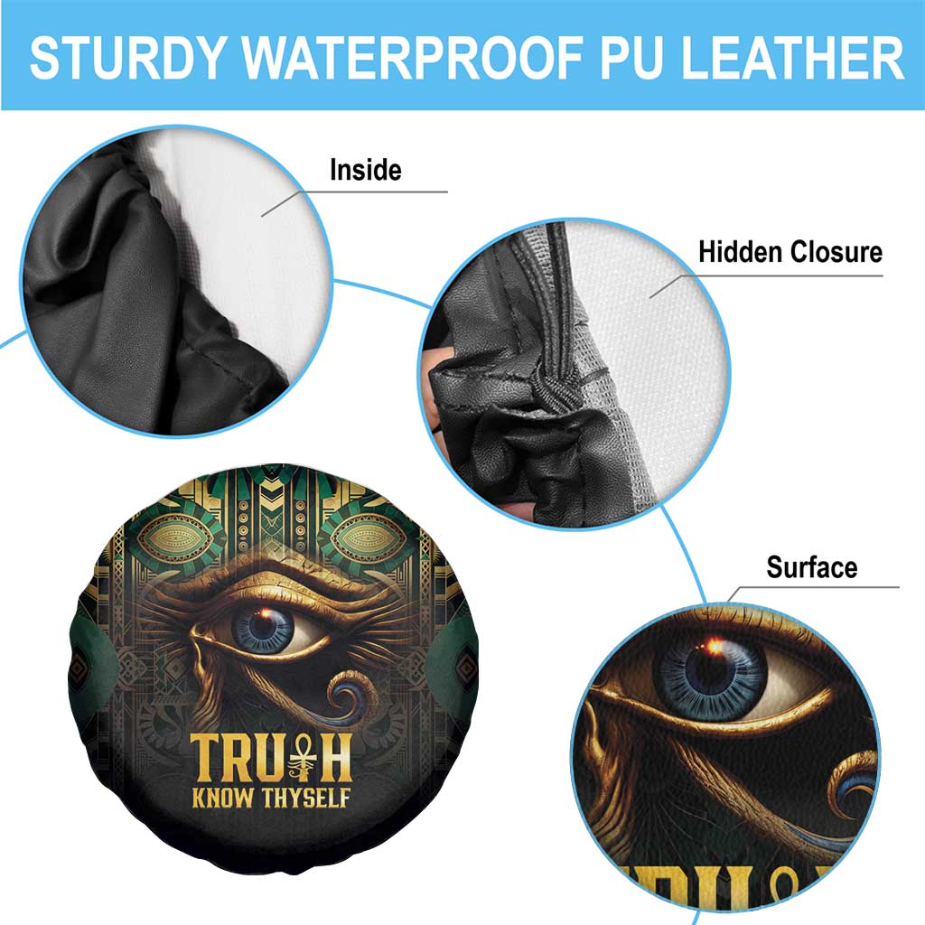 Egypt Eye of Horus Spare Tire Cover Truth Know Thyself