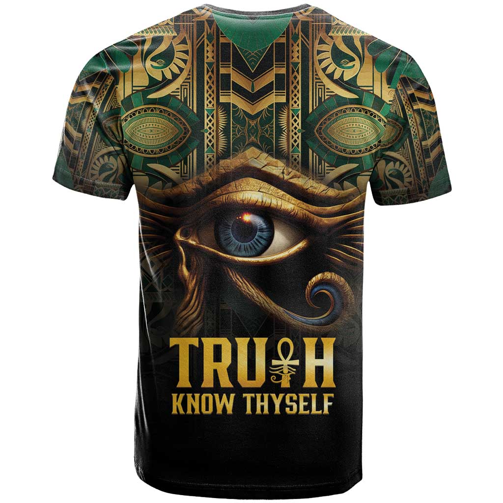Egypt Eye of Horus T Shirt Truth Know Thyself