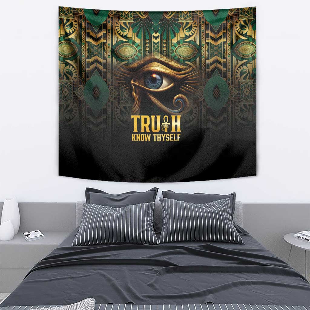 Egypt Eye of Horus Tapestry Truth Know Thyself