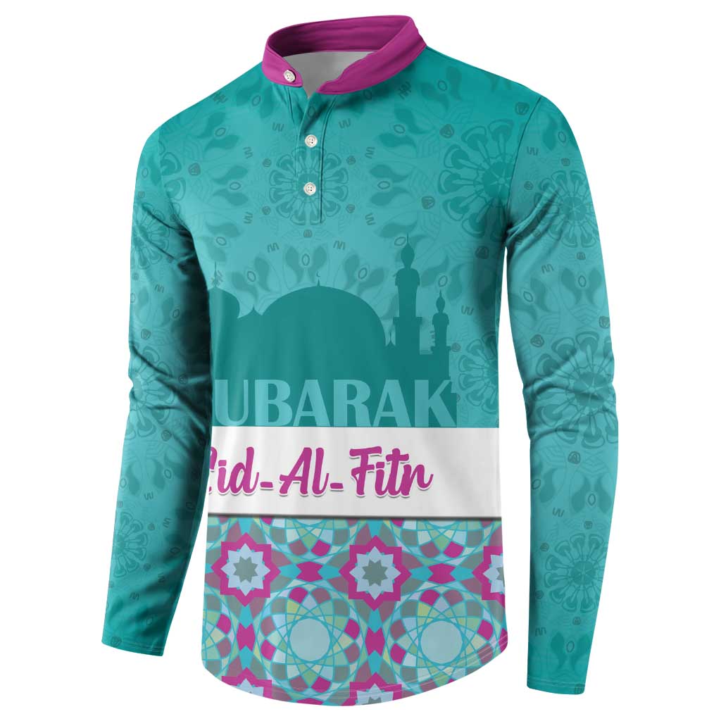 Personalised Eid Mubarak Button Sweatshirt Eid al-Fitr