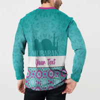 Personalised Eid Mubarak Button Sweatshirt Eid al-Fitr