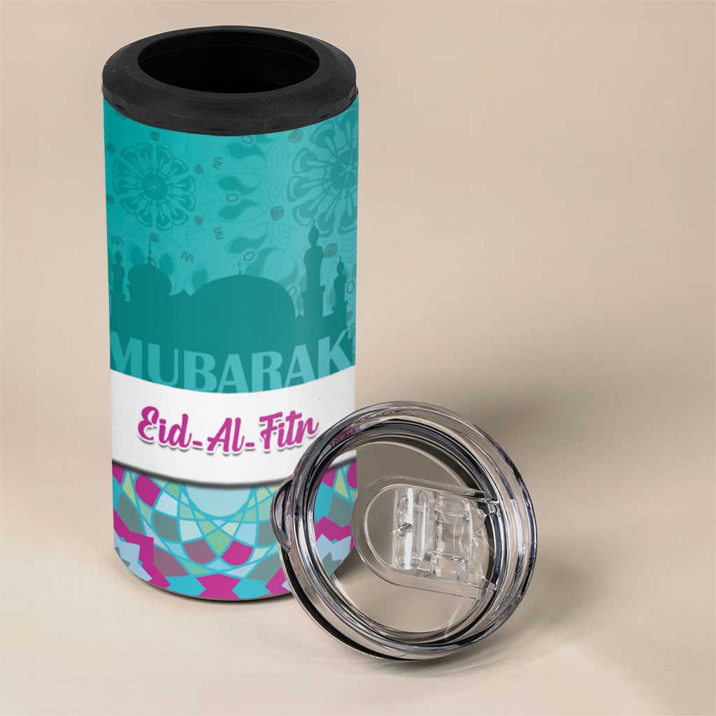 Personalised Eid Mubarak 4 in 1 Can Cooler Tumbler Eid al-Fitr