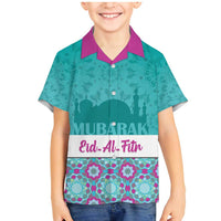 Personalised Eid Mubarak Family Matching Mermaid Dress and Hawaiian Shirt Eid al-Fitr