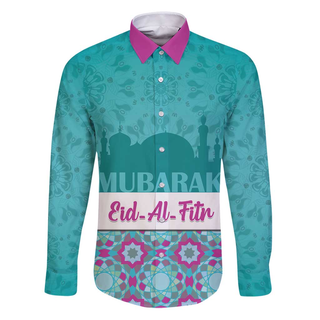 Personalised Eid Mubarak Family Matching Puletasi and Hawaiian Shirt Eid al-Fitr