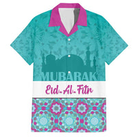 Personalised Eid Mubarak Family Matching Short Sleeve Bodycon Dress and Hawaiian Shirt Eid al-Fitr