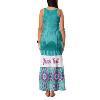 Personalised Eid Mubarak Family Matching Tank Maxi Dress and Hawaiian Shirt Eid al-Fitr