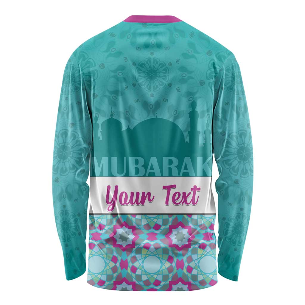 Personalised Eid Mubarak Long Sleeve Shirt Eid al-Fitr