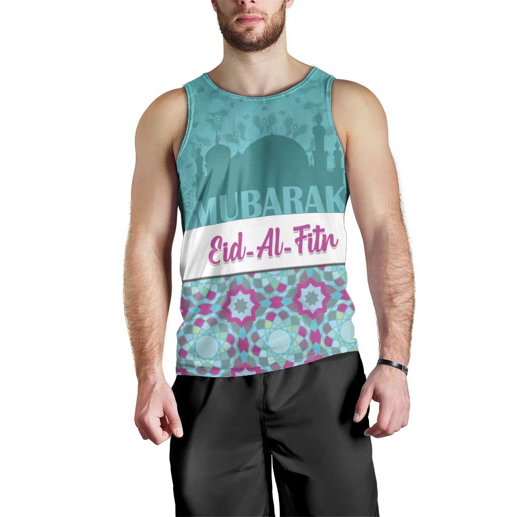 Personalised Eid Mubarak Men Tank Top Eid al-Fitr