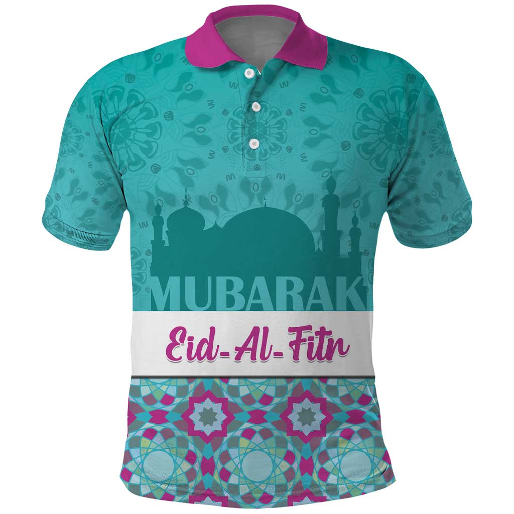 Personalised Eid Mubarak Polo Shirt Eid al-Fitr