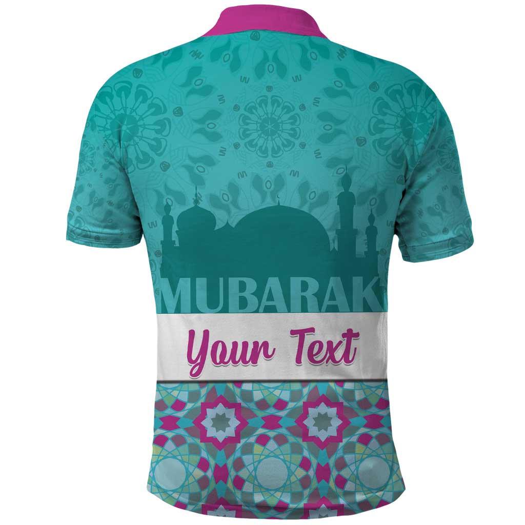 Personalised Eid Mubarak Polo Shirt Eid al-Fitr