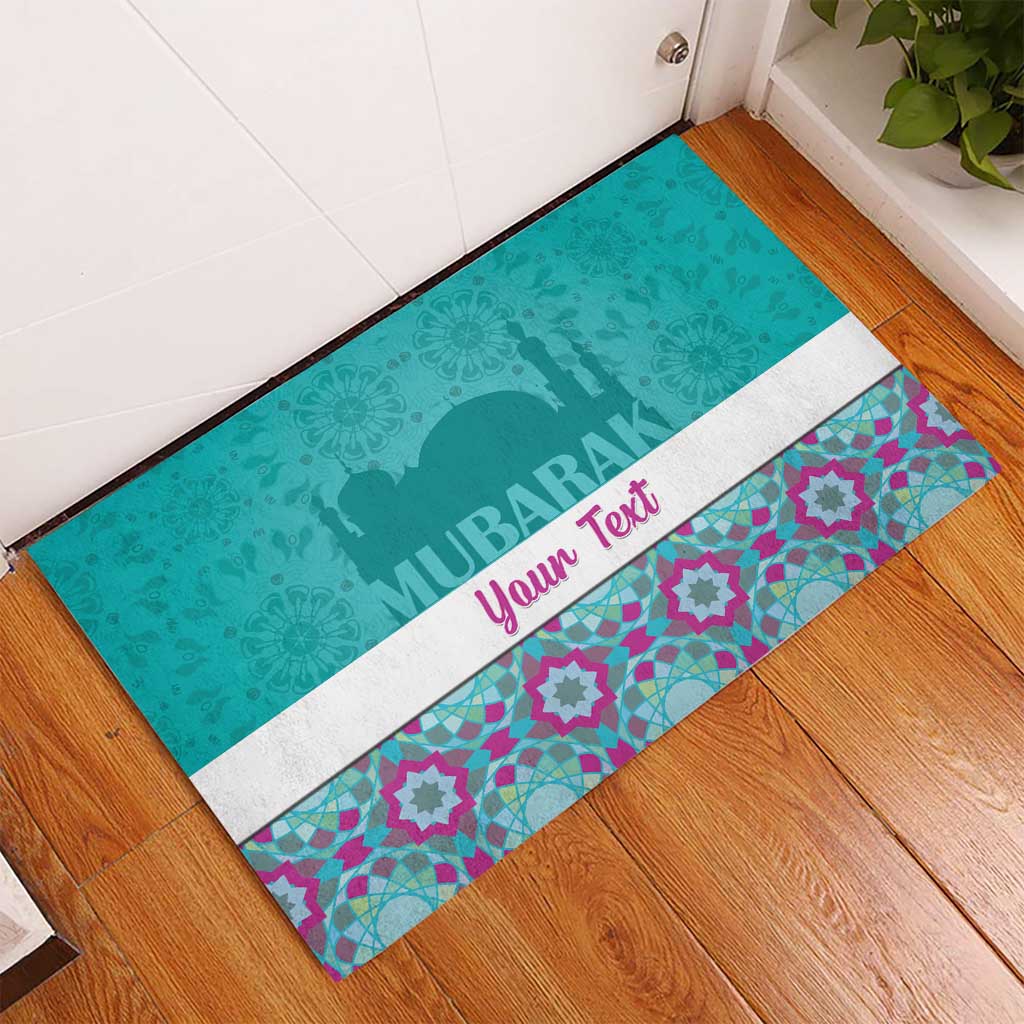 Personalised Eid Mubarak Rubber Doormat Eid al-Fitr