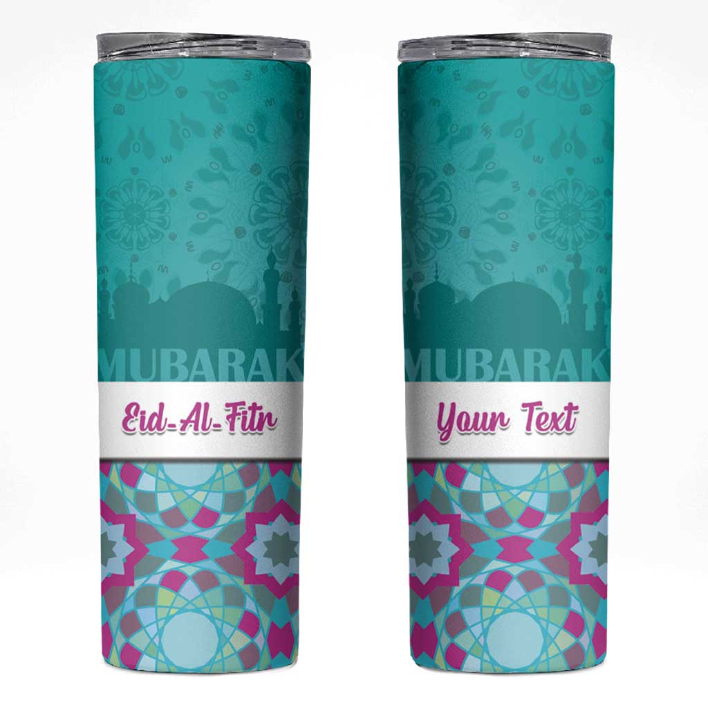 Personalised Eid Mubarak Skinny Tumbler Eid al-Fitr