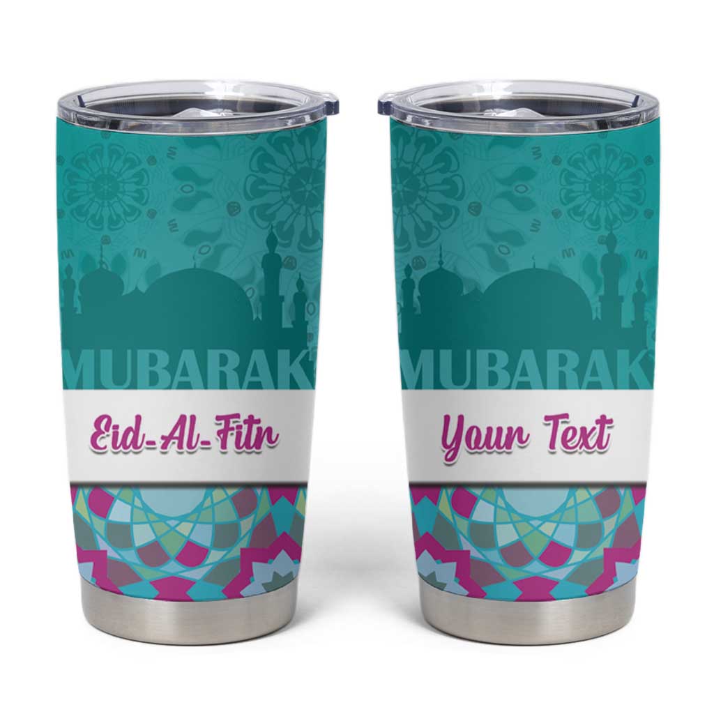 Personalised Eid Mubarak Tumbler Cup Eid al-Fitr