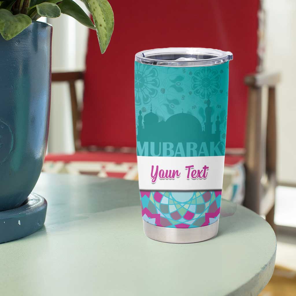 Personalised Eid Mubarak Tumbler Cup Eid al-Fitr