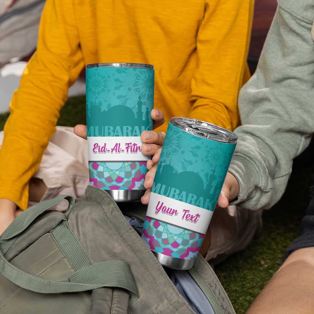 Personalised Eid Mubarak Tumbler Cup Eid al-Fitr