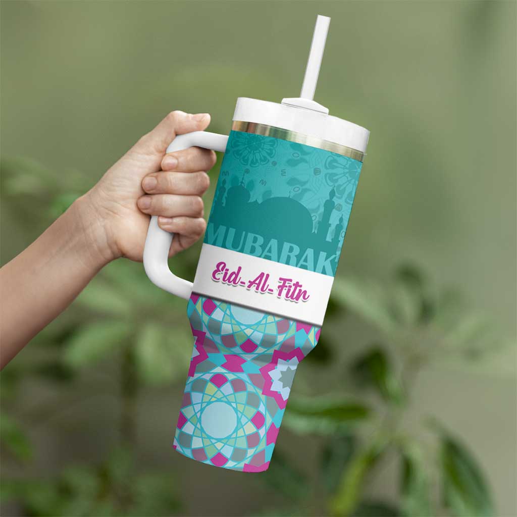Personalised Eid Mubarak Tumbler With Handle Eid al-Fitr