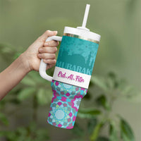 Personalised Eid Mubarak Tumbler With Handle Eid al-Fitr