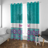 Personalised Eid Mubarak Window Curtain Eid al-Fitr