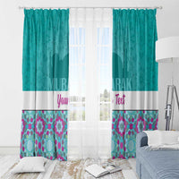 Personalised Eid Mubarak Window Curtain Eid al-Fitr