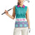Personalised Eid Mubarak Women Sleeveless Polo Shirt Eid al-Fitr
