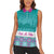 Personalised Eid Mubarak Women Sleeveless Polo Shirt Eid al-Fitr