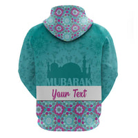 Personalised Eid Mubarak Zip Hoodie Eid al-Fitr