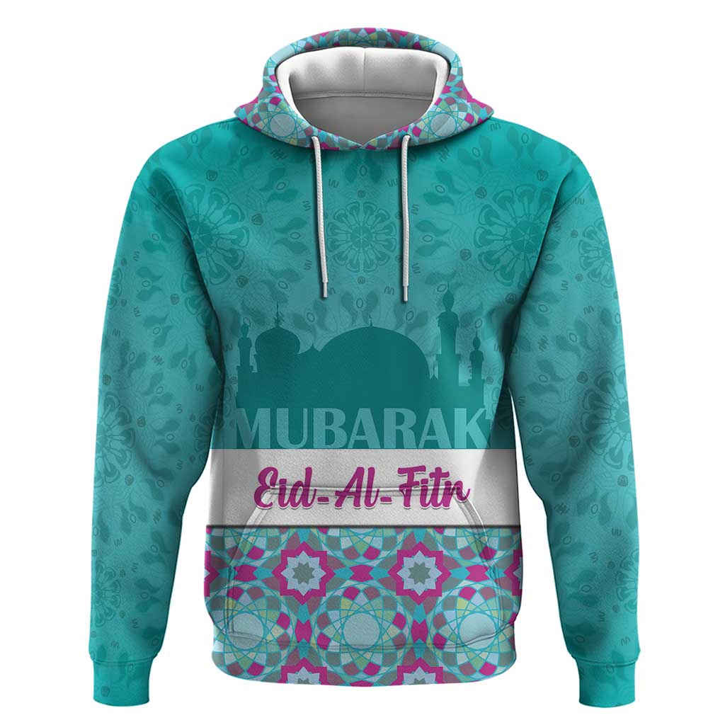 Personalised Eid Mubarak Zip Hoodie Eid al-Fitr
