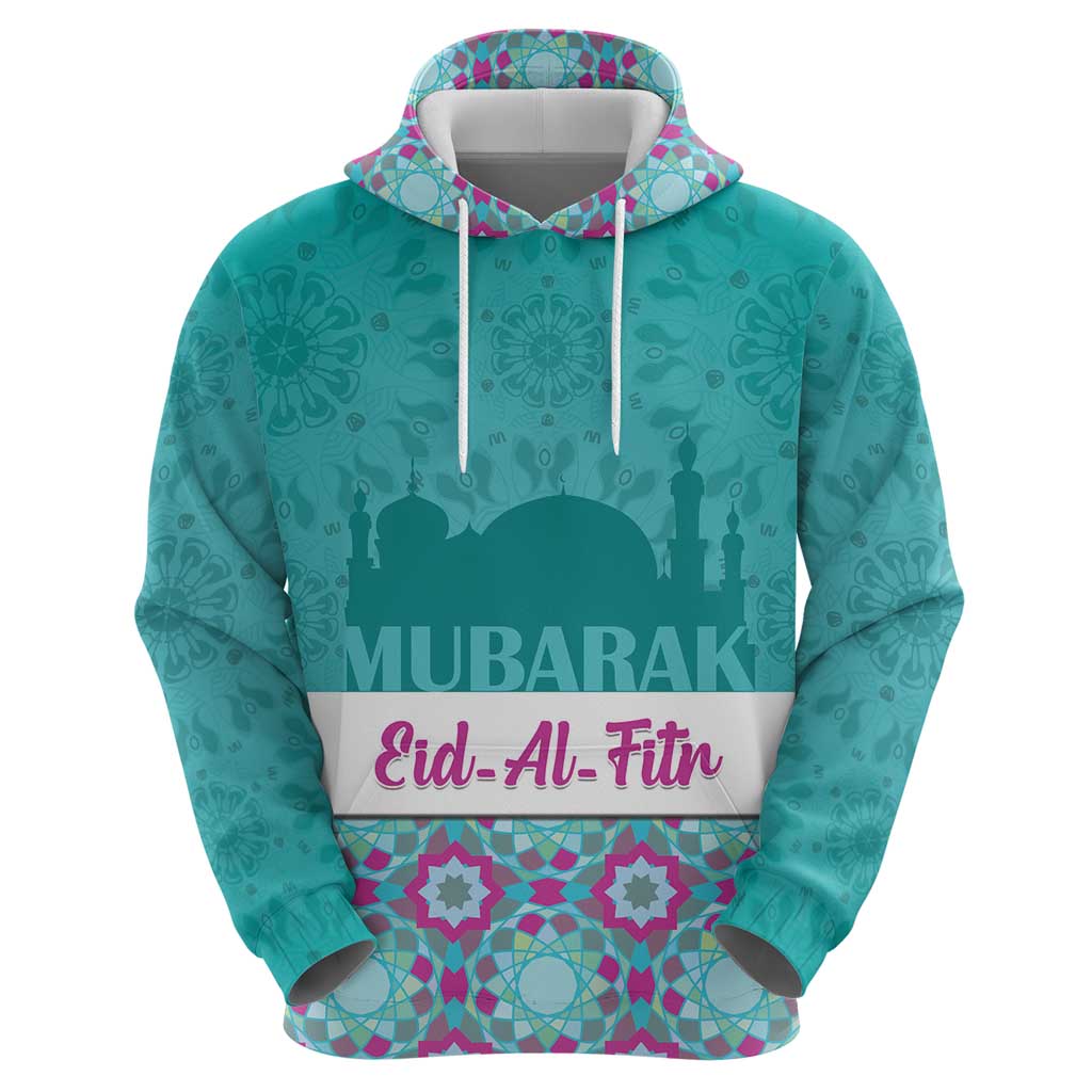 Personalised Eid Mubarak Zip Hoodie Eid al-Fitr