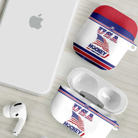 USA Ice Hockey AirPods Case Old Glory On Ice